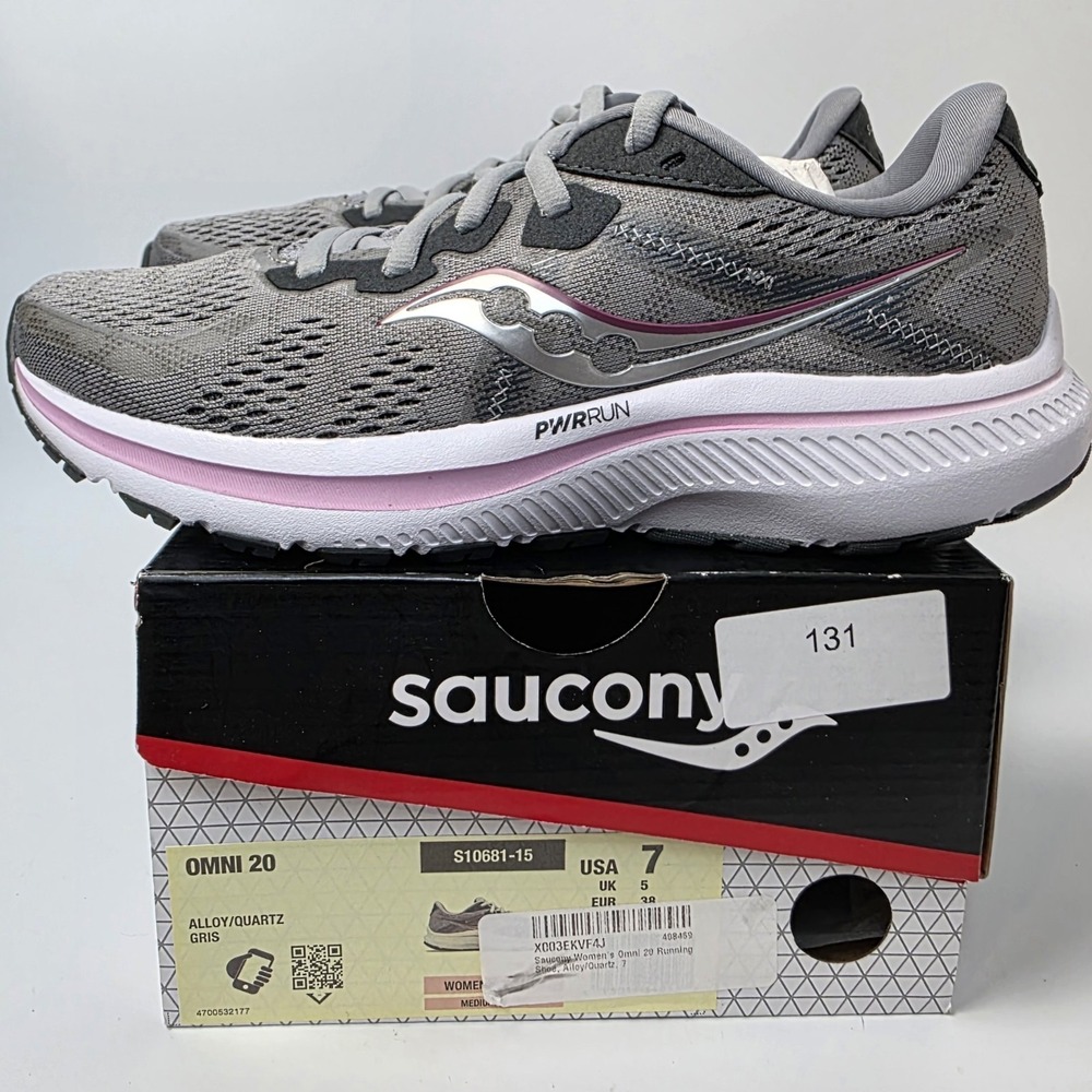 NEW Saucony Omni 20 in the Alloy/Quartz colorway Runnung (S10681-15) Size 7 #804
